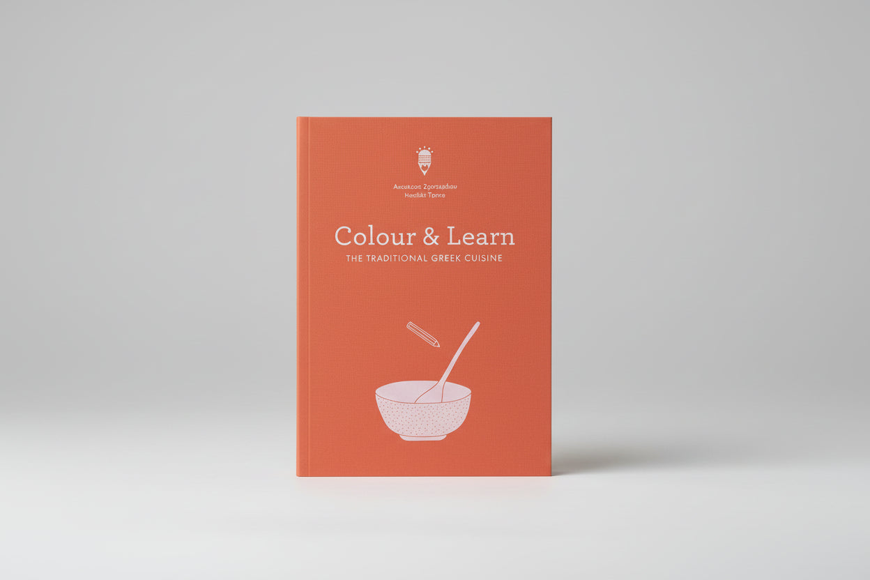 Colour & Learn - The Traditional Greek Cuisine