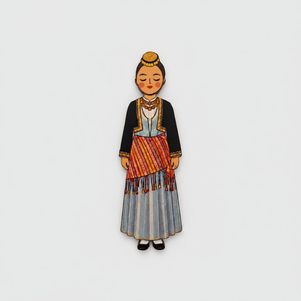 Magnet - Traditional Costumes Female Figures