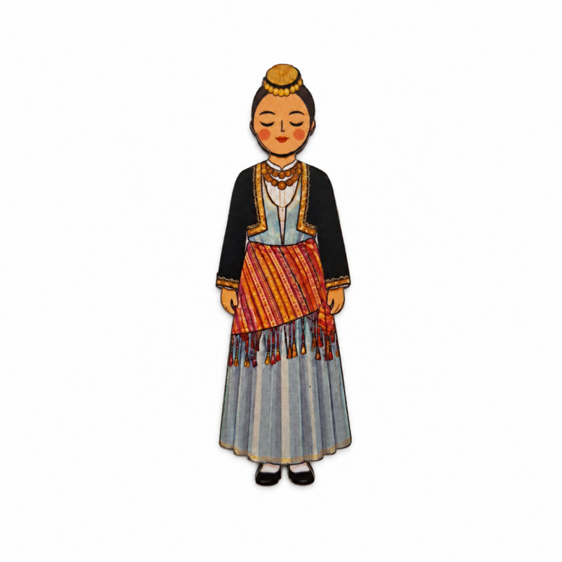 Magnet - Traditional Costumes Female Figures