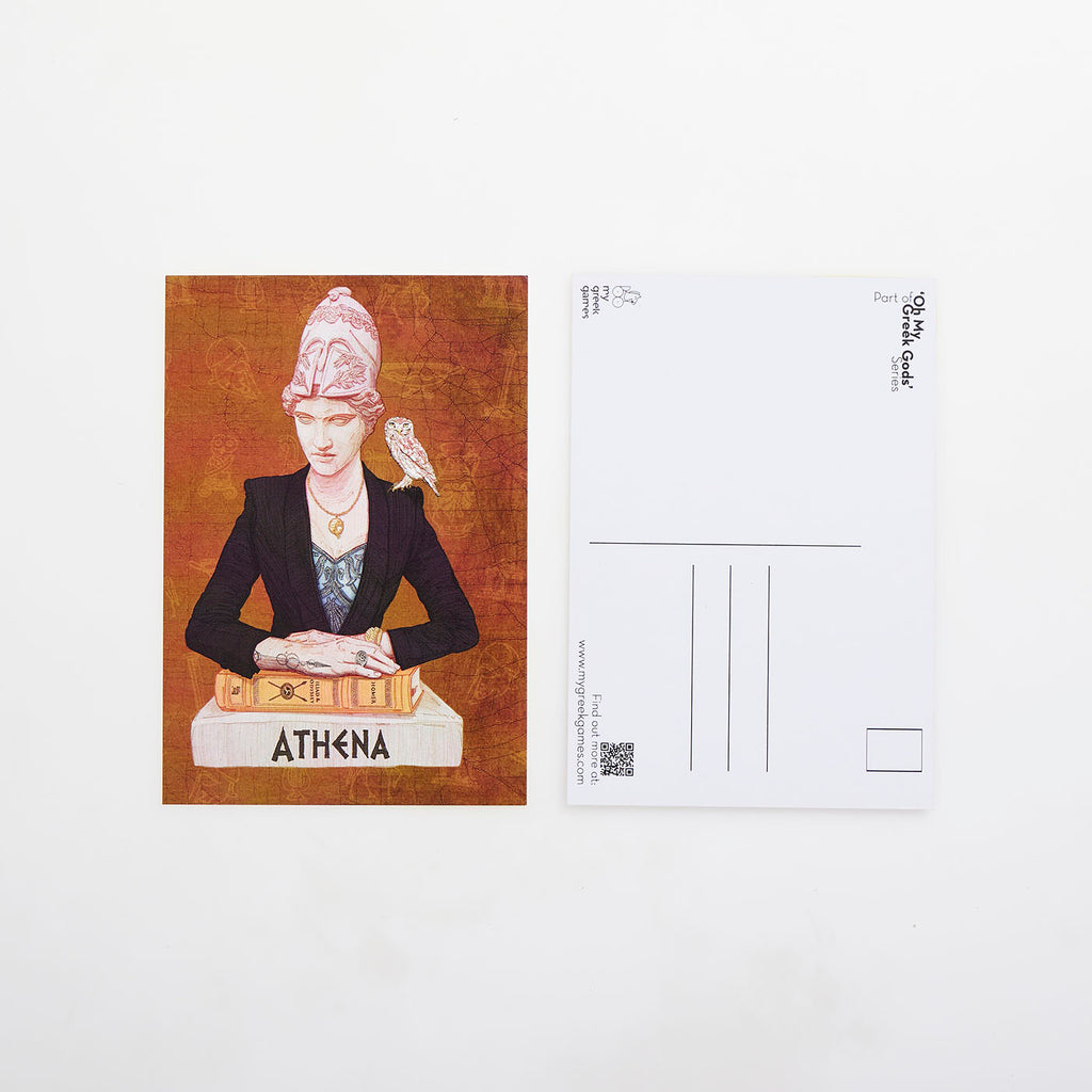 Card Postal - Oh My Greek Gods'