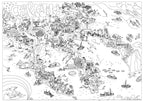 Colouring - Map of Chalkidiki