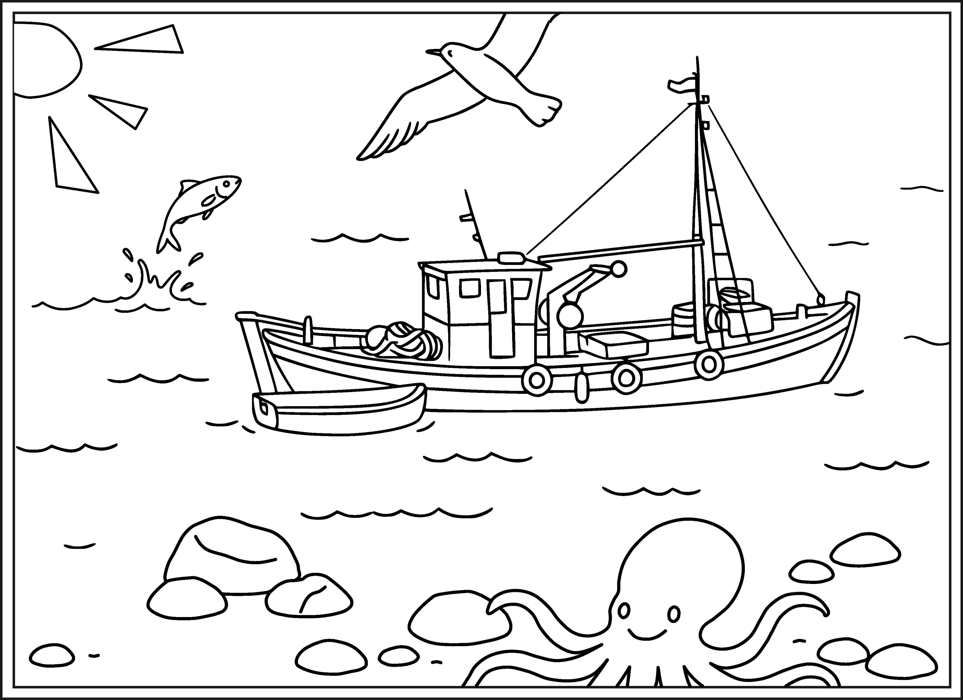 Colouring - Set of Card Postal