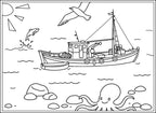 Colouring - Set of Card Postal