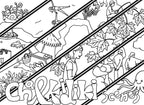 Colouring - Set of Card Postal