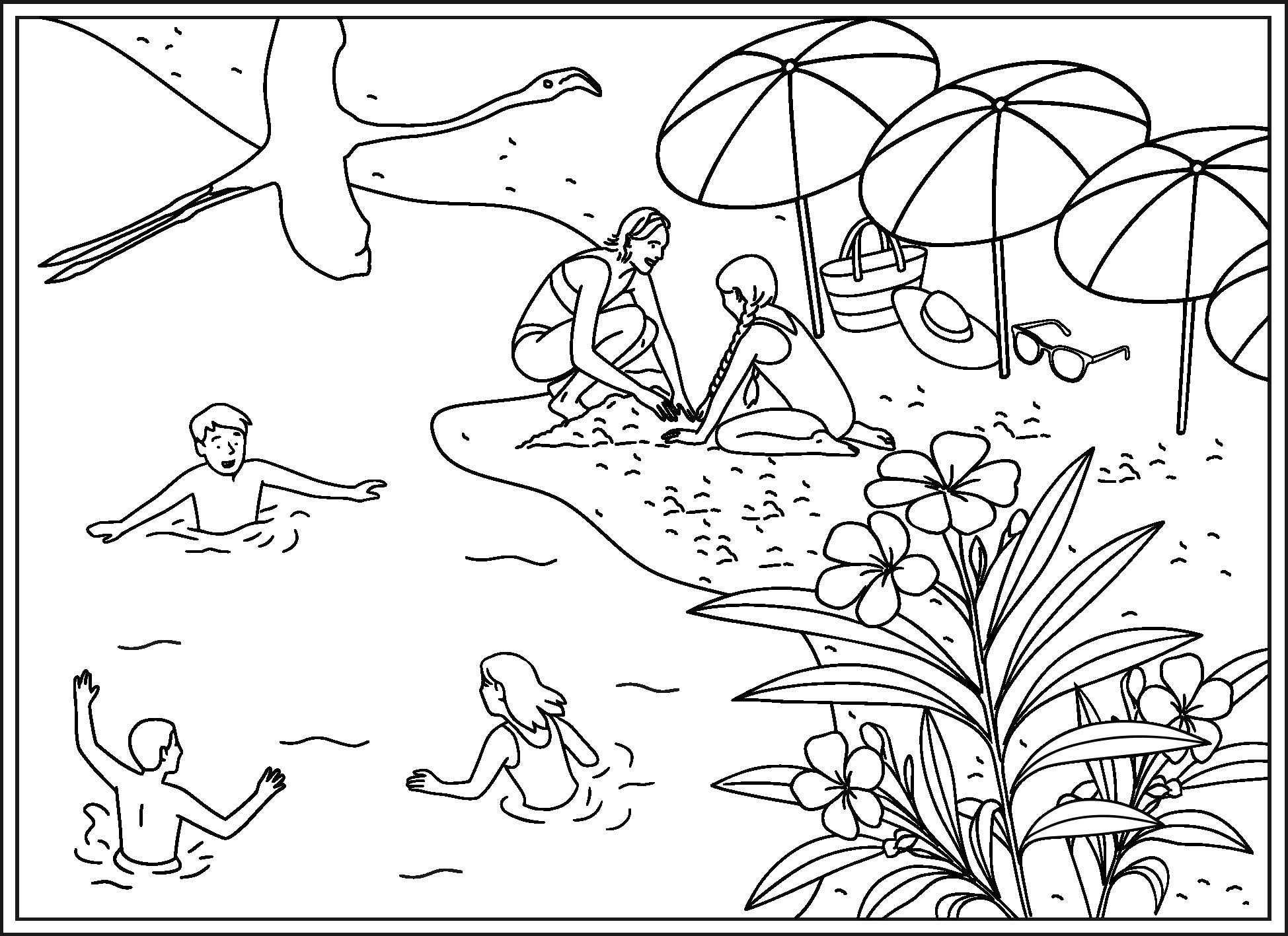Colouring - Set of Card Postal
