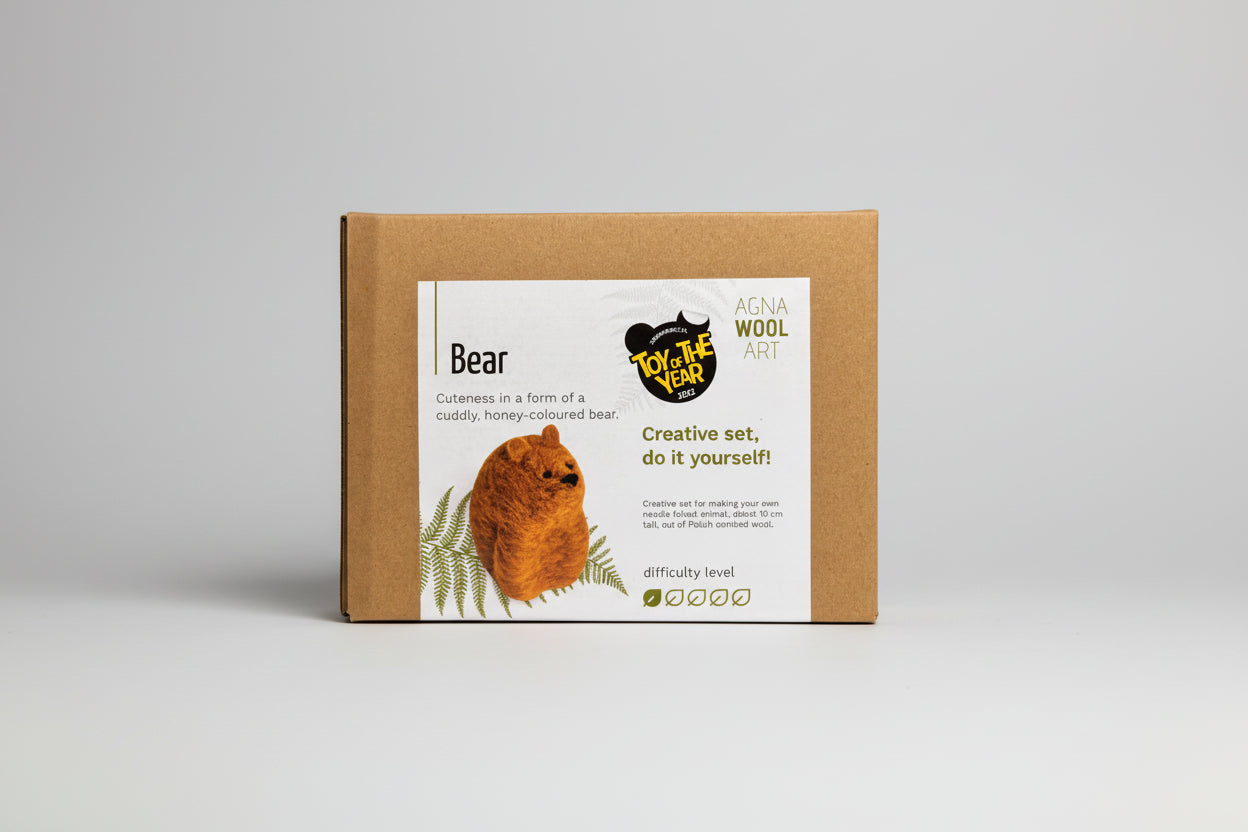 Needle Felting Kit - Bear