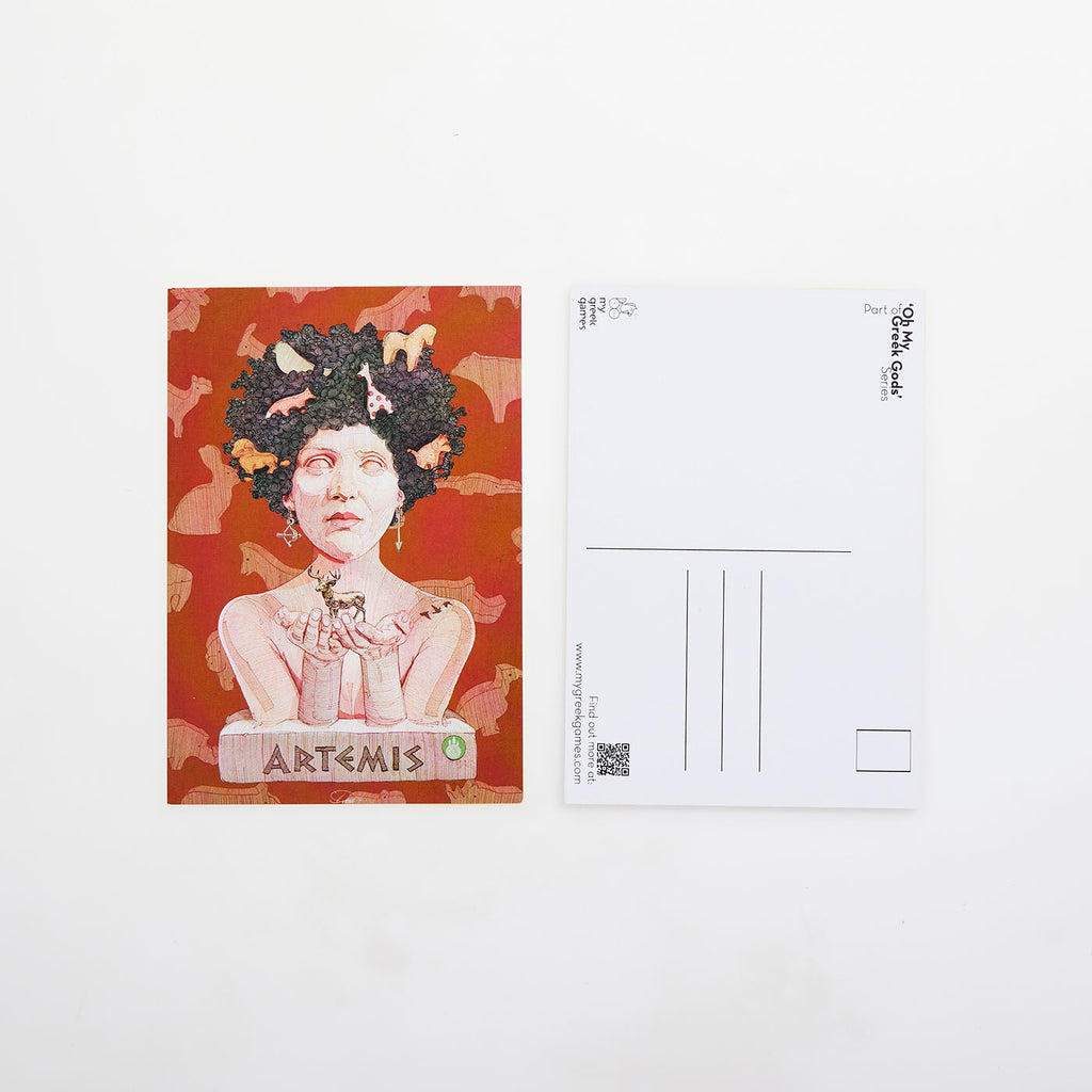 Card Postal - Oh My Greek Gods'