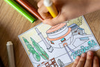 Colouring - Set of Card Postal