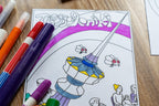 Colouring - Set of Card Postal
