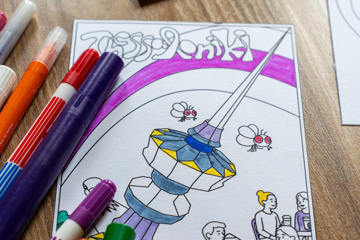Colouring - Set of Card Postal