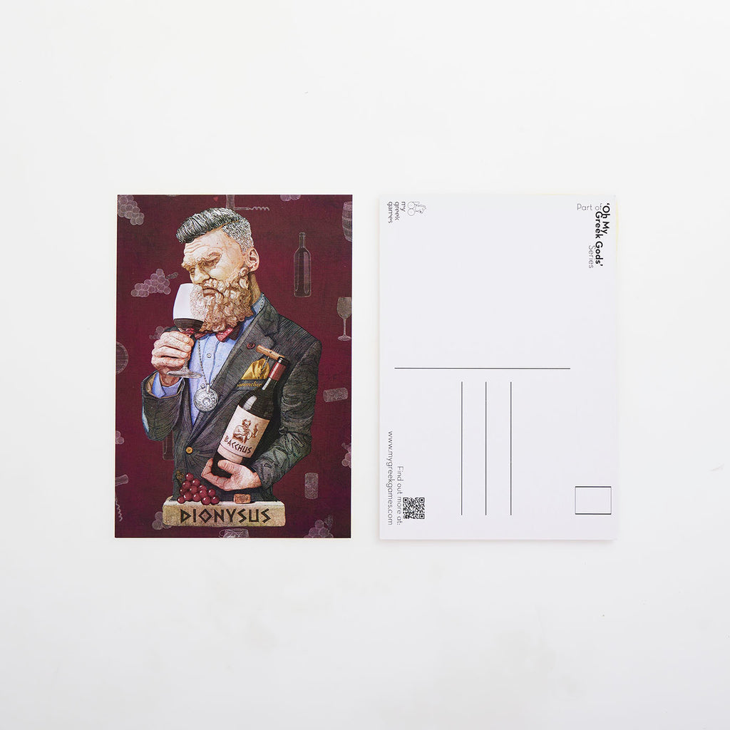 Card Postal - Oh My Greek Gods'