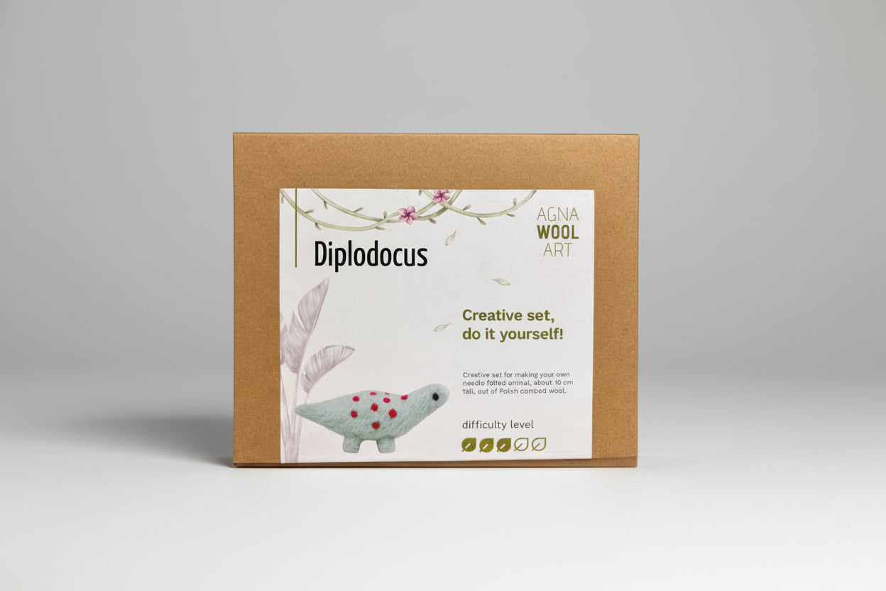 Needle Felting Kit - DIplodocus
