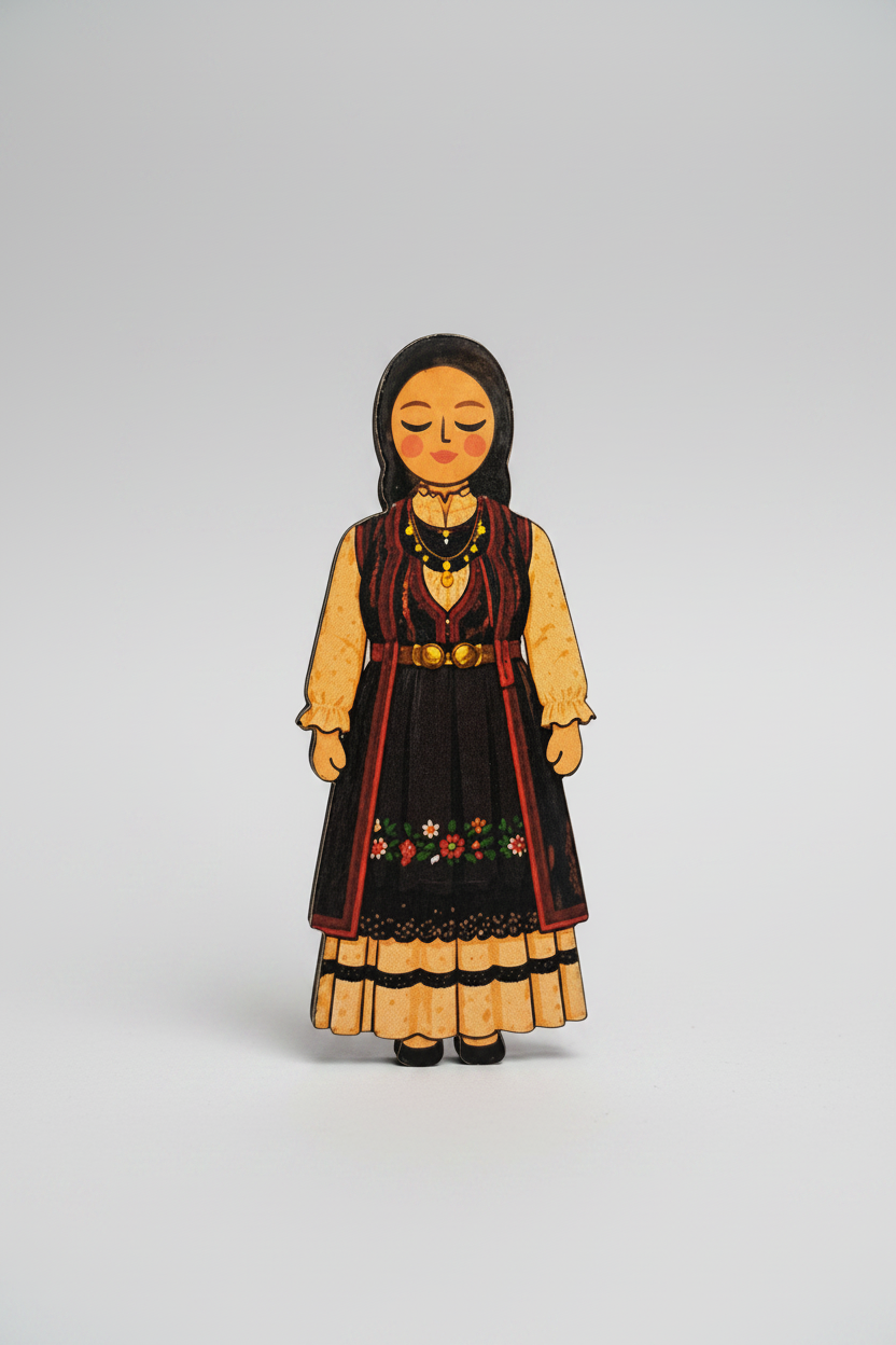 Magnet - Traditional Costumes Female Figures