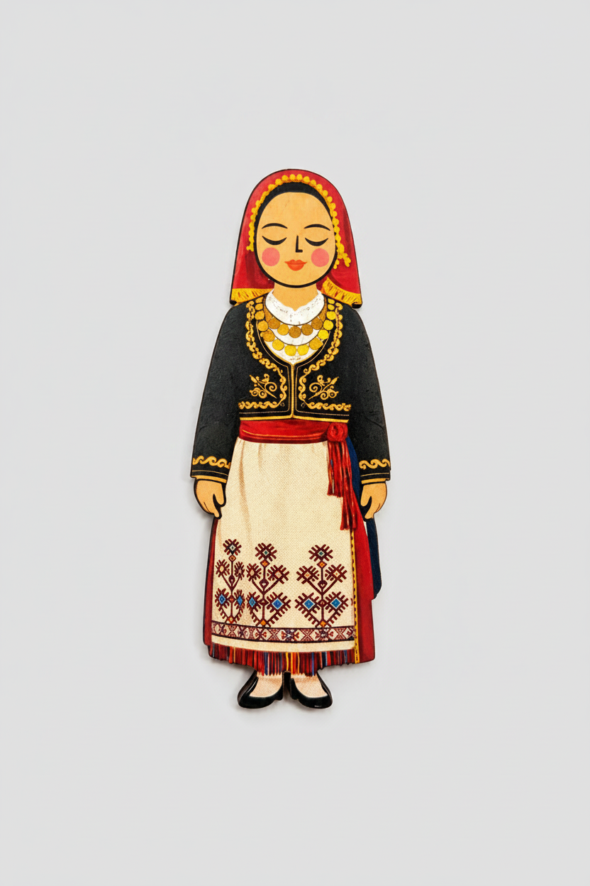 Magnet - Traditional Costumes Female Figures