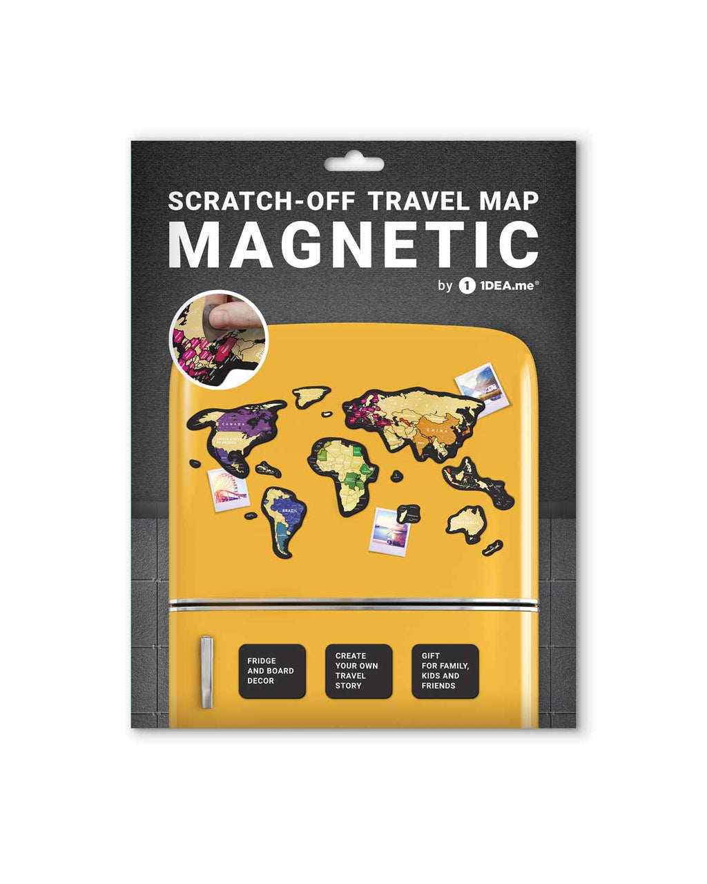 Travel Magnetic World Map