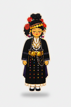 Magnet - Traditional Costumes Female Figures