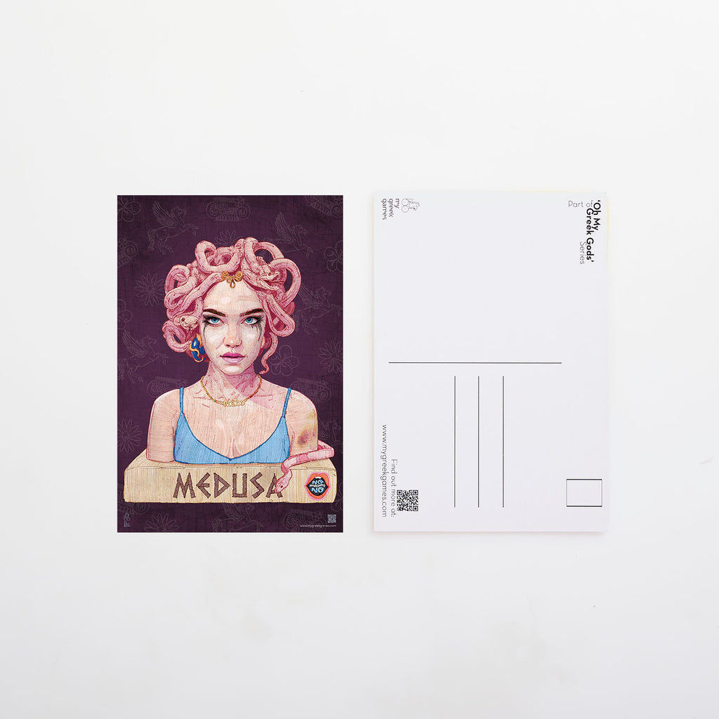 Card Postal - Oh My Greek Gods'