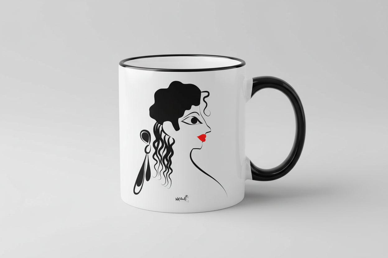 Ceramic mug - Parisian Woman