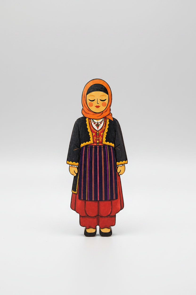 Magnet - Traditional Costumes Female Figures