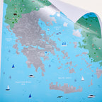 Scratch Off - Map of Greece
