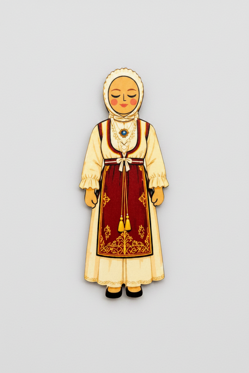 Magnet - Traditional Costumes Female Figures