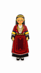 Magnet - Traditional Costumes Female Figures